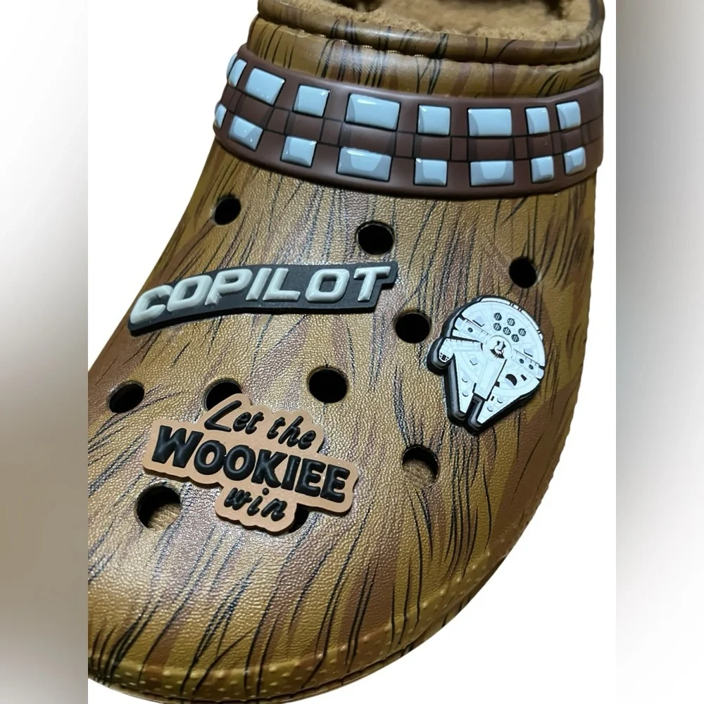 Star Wars Chewbacca X Crocs Classic Lined Clog Espresso Size Junior 6